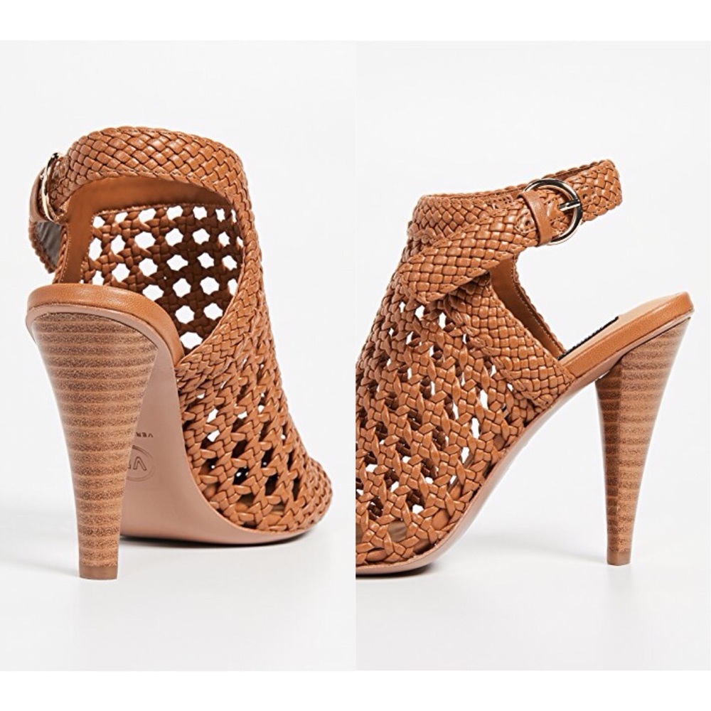Veronica Beard Livia Basket Weave ClosedToe Sandal - Picture 5 of 8